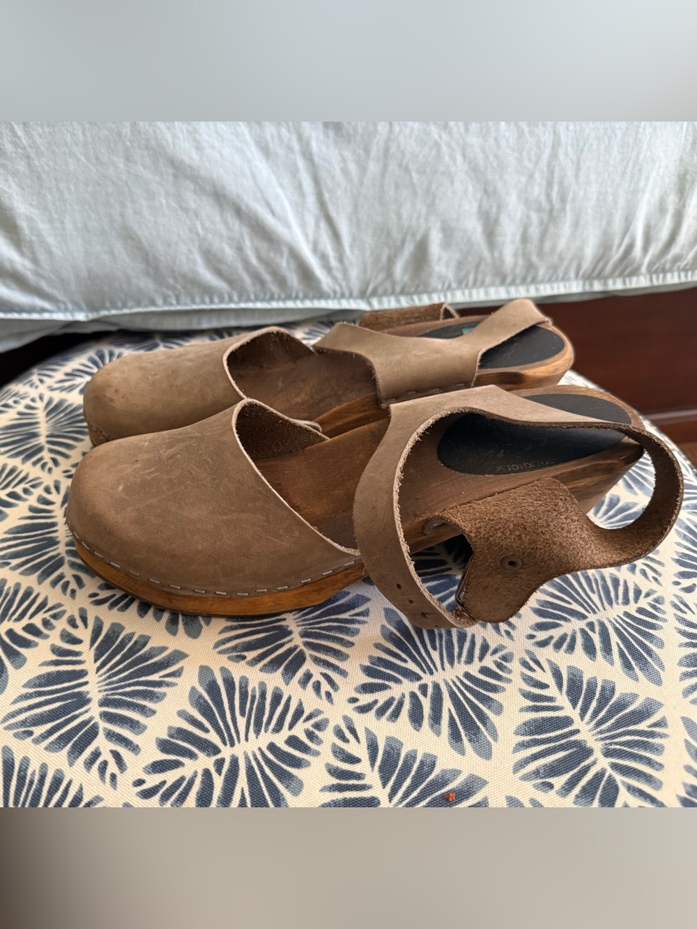 Lotta from Stockholm Highbar Clogs, taupe suede, size 40, great used condition